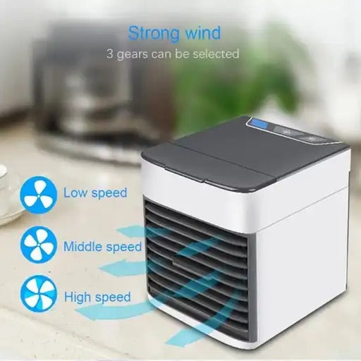 Portable Evaporative Air Cooler | 3-Speed Hydro-Chill Technology | USB Powered | Personal Cooler