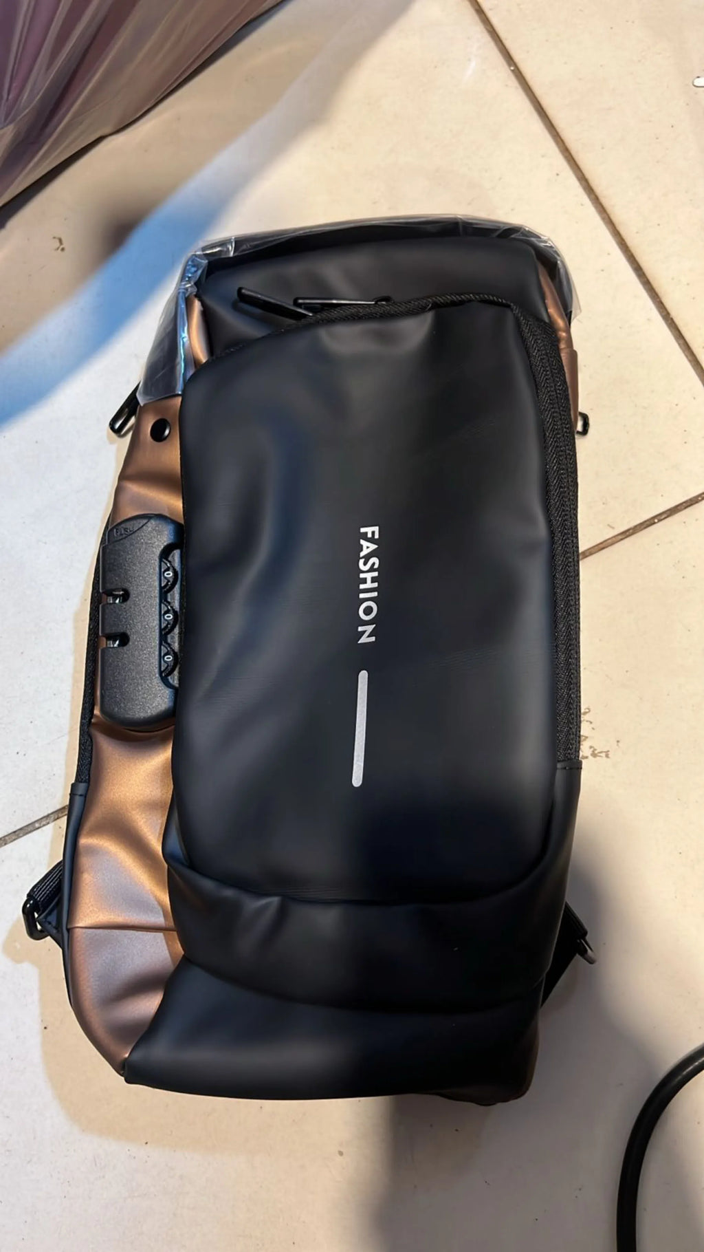 Men's Anti-Theft Sling Bag | Waterproof Chest Bag | USB Charging Port | TSA Lock | Random Colour
