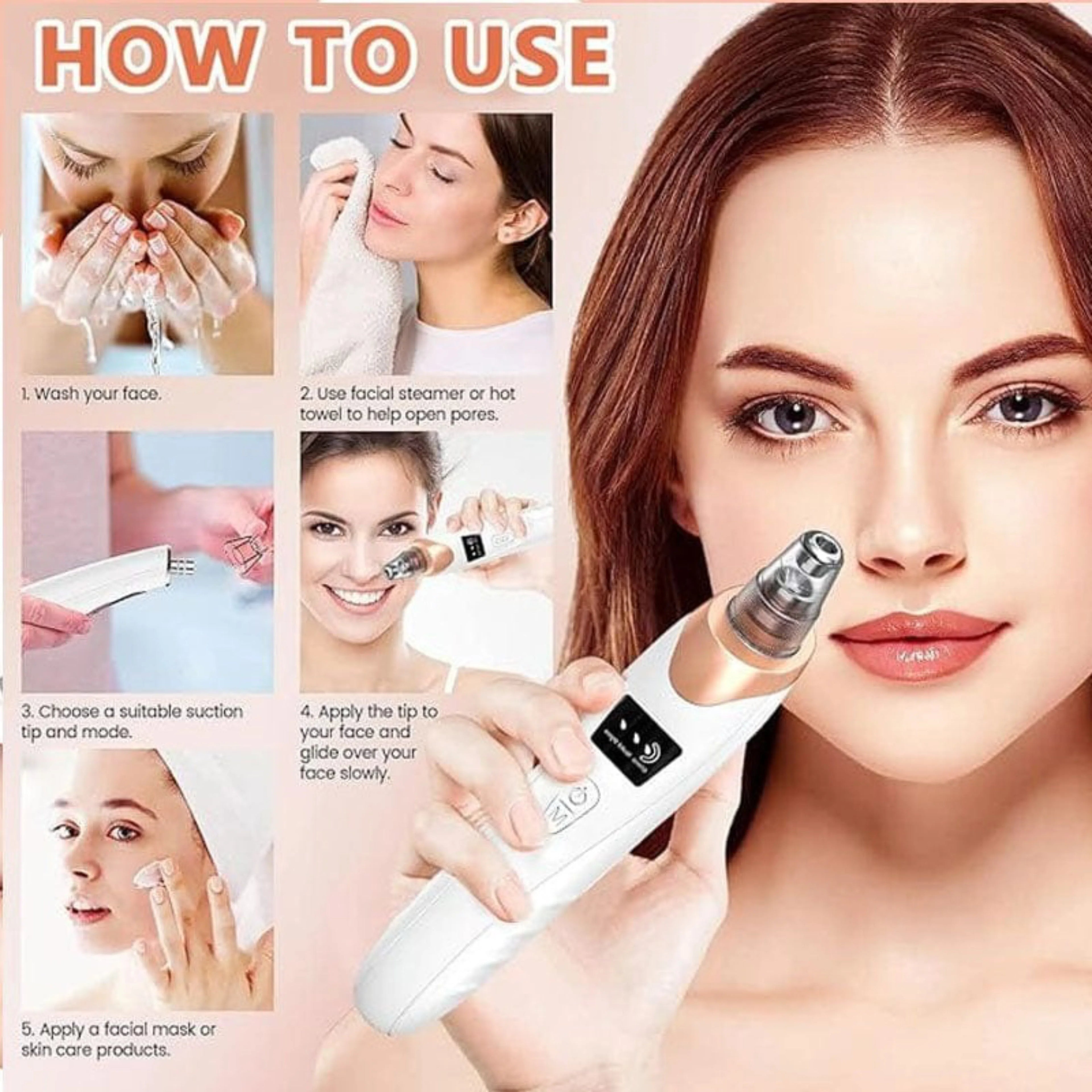 Electric Acne Remover Portable Skin Exfoliating Tool Pakistan