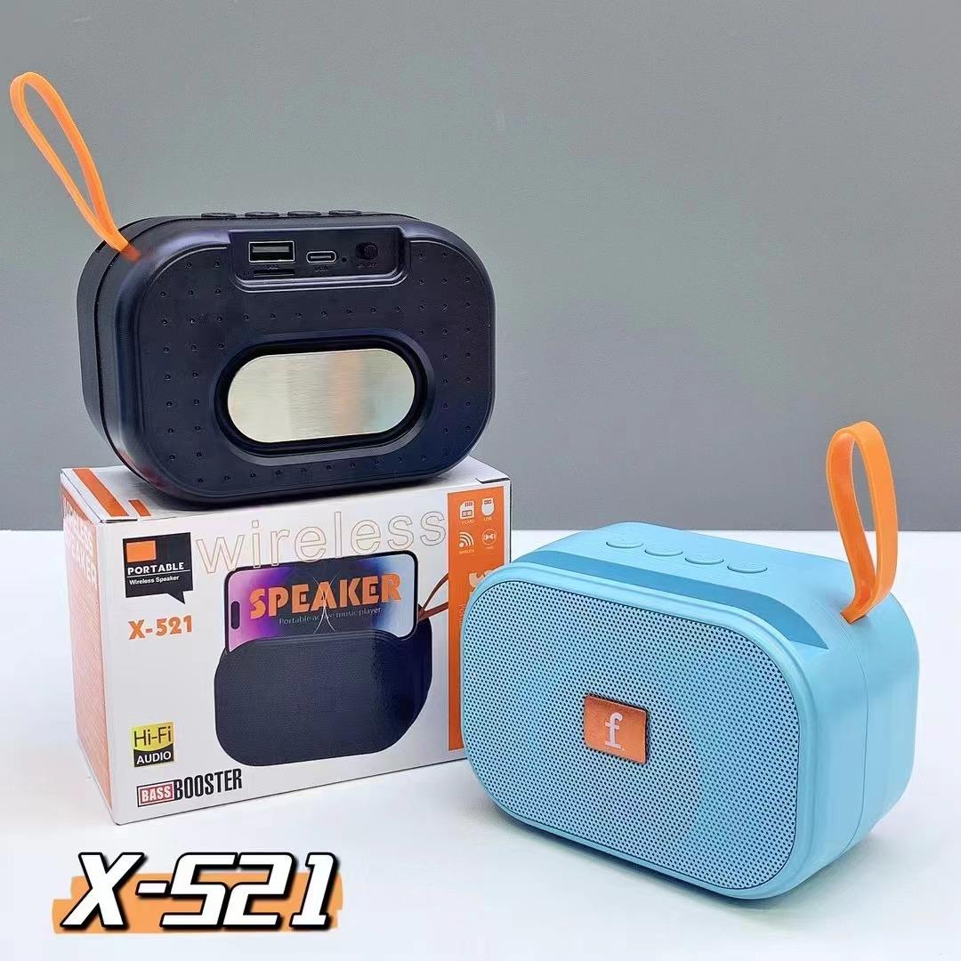 X-521 Sound Equipment Amplifiers Speaker Bluetooth Promotion OEM Custom with Subwoofer Portable Speaker Wireless