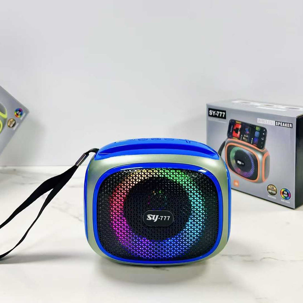 SY-777 Wireless Bluetooth Speaker with RGB Lights & Deep Bass