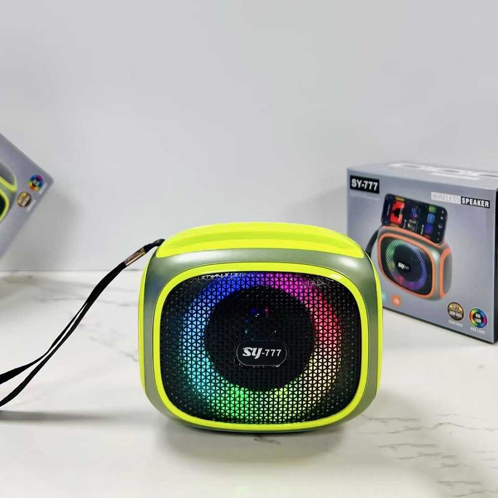 SY-777 Wireless Bluetooth Speaker with RGB Lights & Deep Bass