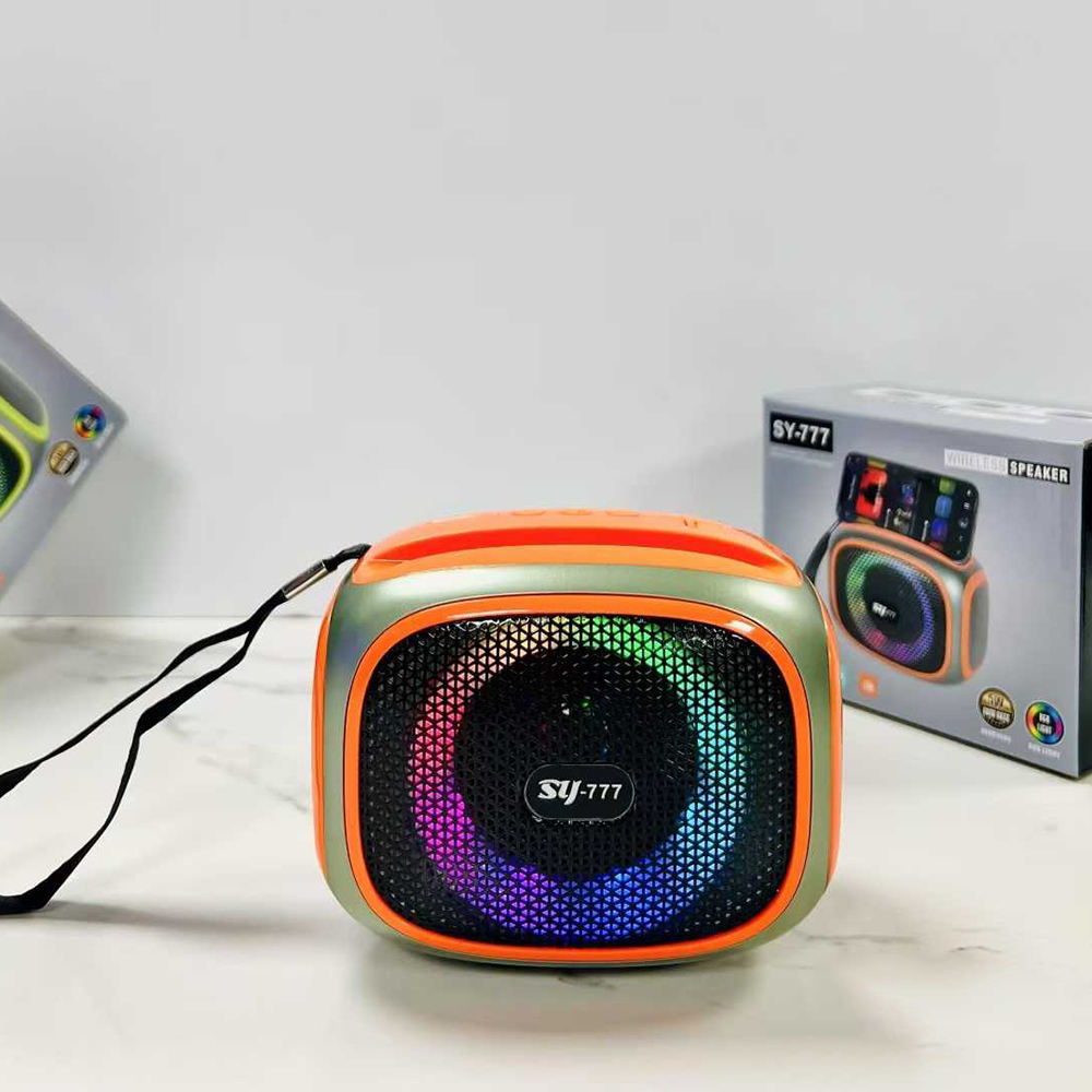 SY-777 Wireless Bluetooth Speaker with RGB Lights & Deep Bass