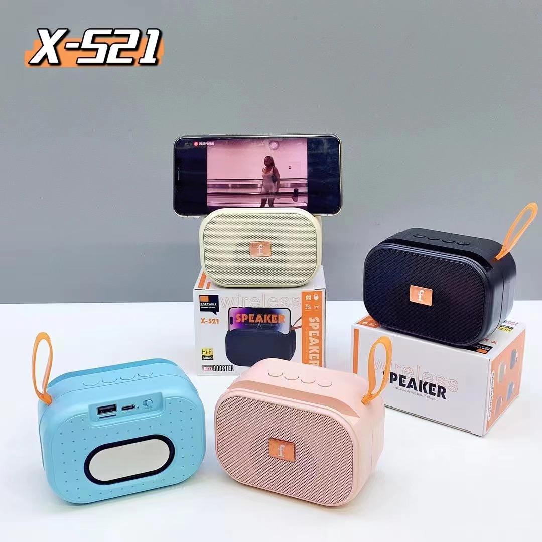 X-521 Sound Equipment Amplifiers Speaker Bluetooth Promotion OEM Custom with Subwoofer Portable Speaker Wireless