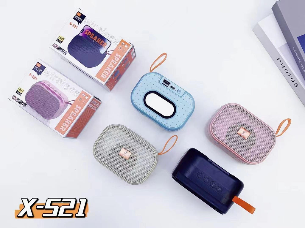 X-521 Sound Equipment Amplifiers Speaker Bluetooth Promotion OEM Custom with Subwoofer Portable Speaker Wireless
