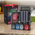 KTS-1706 Solar Rechargeable Portable Speaker 4 Inch - Front View