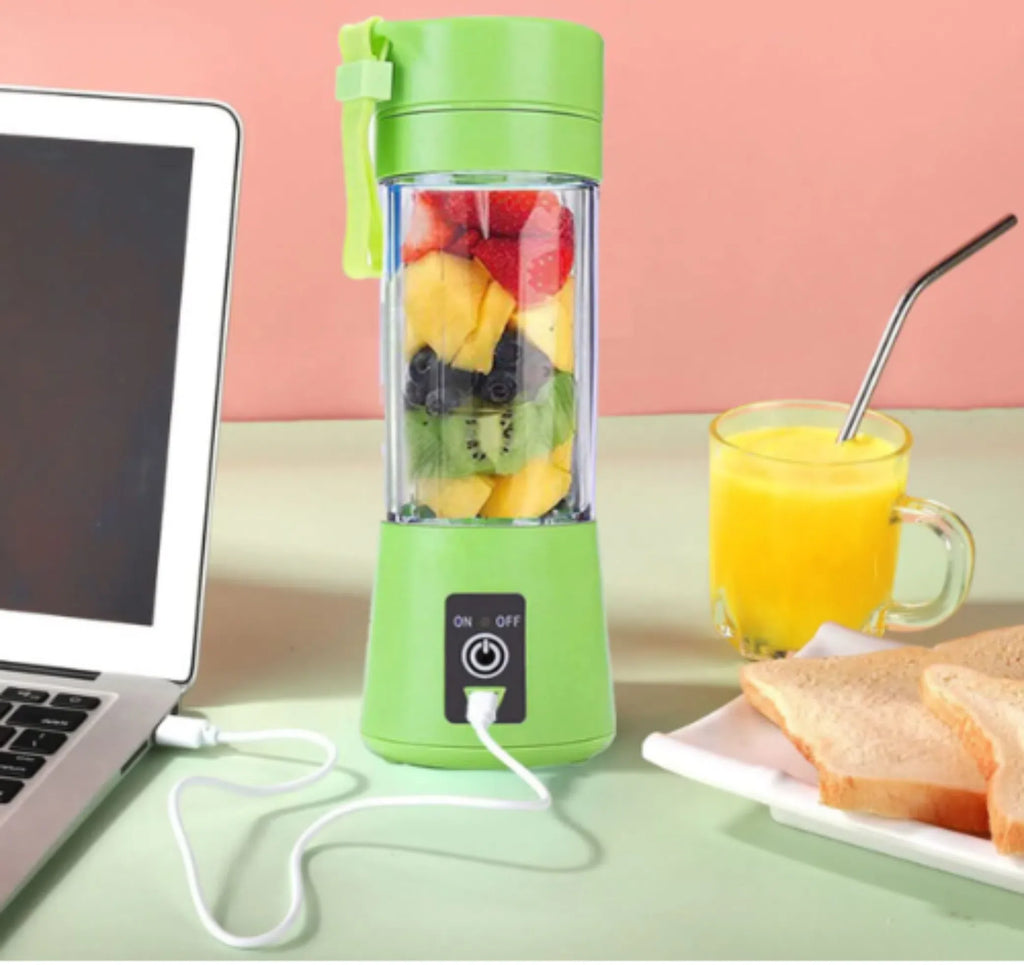 Portable Smoothie Blender Cup 380ml Random Colour - Gadget Hub Pakistan
