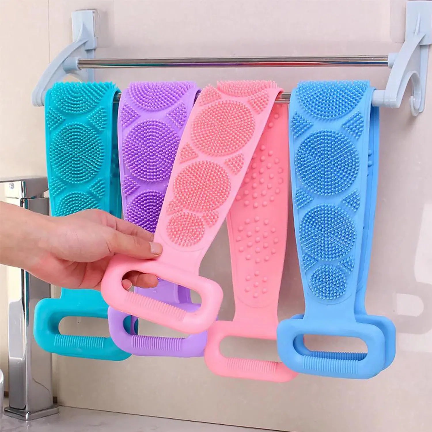 Silicone Body Scrubber Exfoliating Dead Skin Cells Bathroom Accessory