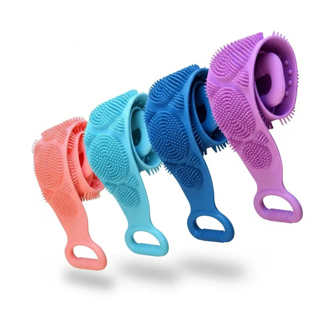 Soft Silicone Bath Brush Back Cleaning High Quality - Gadget Hub Pakistan