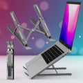 Speed-X Aluminium Laptop Stand 6 Angle Adjustable Heavy Duty - Side View
