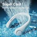 USB Rechargeable Neck Fan 3 Speed 360 Degree Rotation - Front View