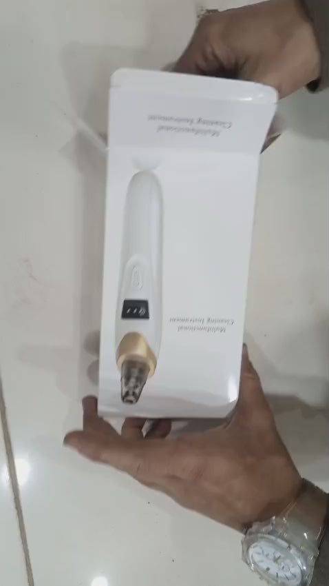 Electric Blackhead Remover | Vacuum Pore Cleaner | 5 Suction Heads | Acne & Skin Care Tool