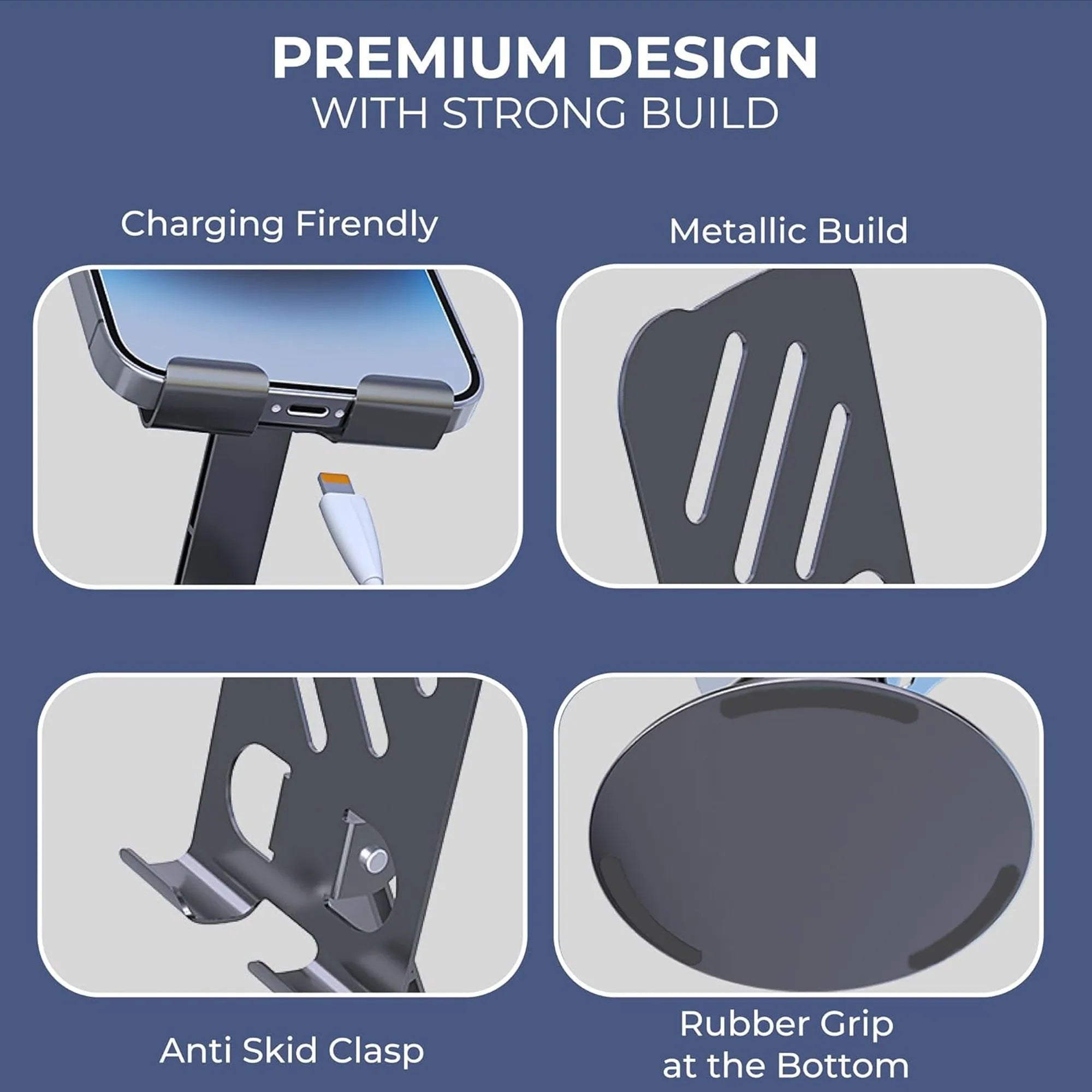 Mobile Tablet Stand Design - Portable Lightweight Holder Pakistan